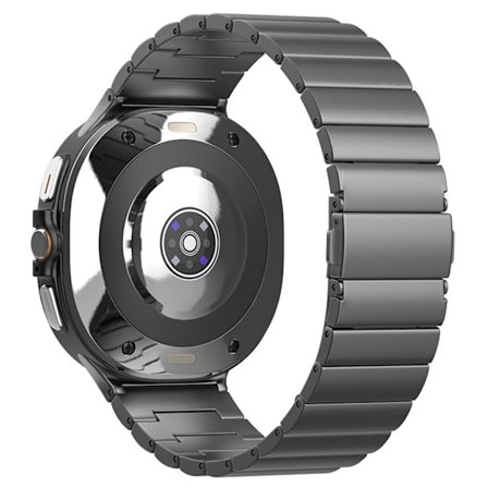 Samsung Galaxy Watch 8 46/44/40 mm Armband Metall Grå