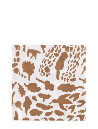 Otc Paper Napkin 33X33Cm Cheetah Home Textiles Kitchen Textiles Napkins Paper Napkins Multi/mønstret Iittala