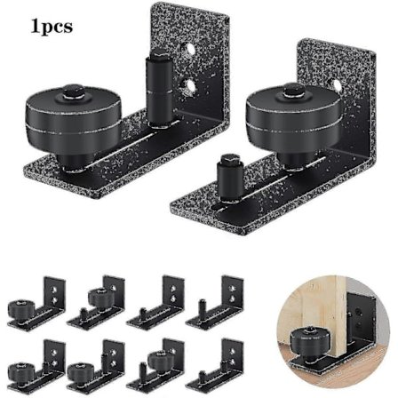 Skydedørssystem Løbeskinne, Gulvguide Skydedør, Justerbar Gulvrulle-guide Med Skruer, Meget Velegnet Til Alle Skydedøre_tfrf