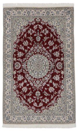 Hand Knotted Persian Nain Fine 9La Rug 129X209 Brown/Black