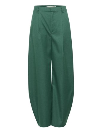 Gzcallia Mw Barrel Pants Bottoms Trousers Wide Leg Green Gestuz