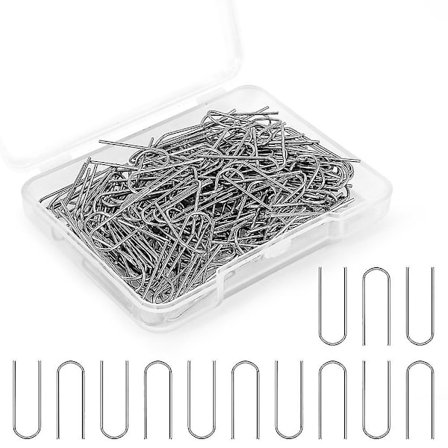 150 stk. høye temperatur Nichrome Wire Jump Rings, U Hanger Hooks for hobbyister DIY anheng, orna