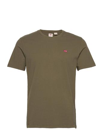Ss Original Hm Tee Olive Night T-shirts Short-sleeved Vihreä LEVI ́S Men
