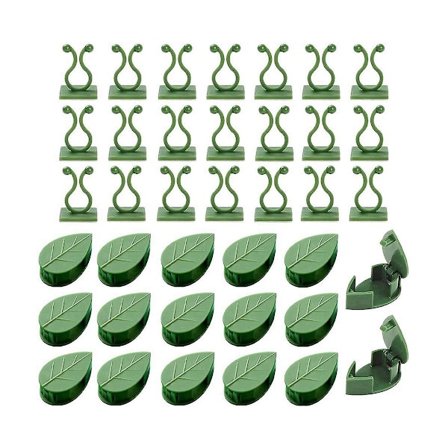 100 stk Planteclips for Klatreplanter, Sterke Selvklebende Plante Klatrevegg Festespenner Invi
