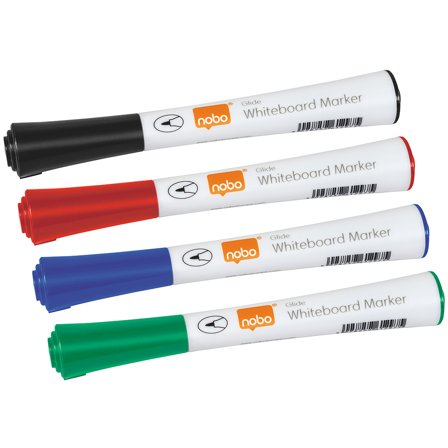 Nobo Whiteboard marker Glide Fine set de 4