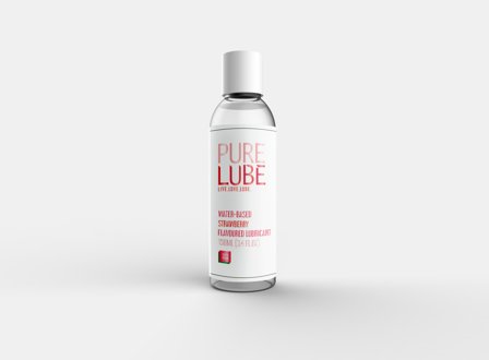 Vuxen: PURE LUBE STRAWBERRY FLAVOURED LUBRICANT 150 ML - Vuxen.dk: Glidecremer