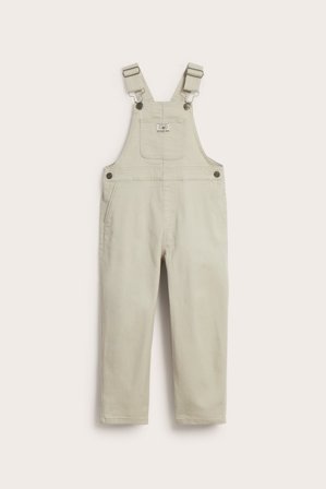 Kappahl | Hängselbyxor i twill Beige 98 | Beige