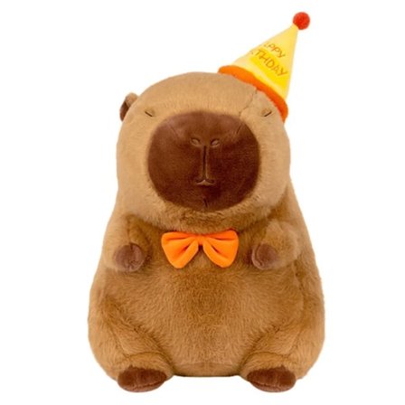 Plysch docka söt capibara anime fluffig leksak plushie grattis födelsedagen docka 23cm
