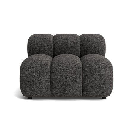 Puffy 1 personers modul - Genesis Antracit - 95x95x64 - Sofa