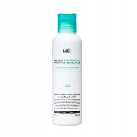 LADOR Keratin Lpp Shampoo, 150 ml - regenererande schampo för försvagat, skadat och tråkigt hår