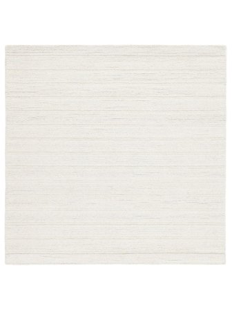 Ribbone 250X250 Largo Bianco Quadrato Tappeto Di Lana