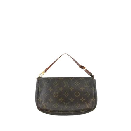 Louis Vuitton Vintage, Pre-owned Pochette Accessoires Monogram Bag Bruin, unisex, Maat:ONE Size