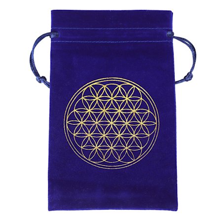 Velvet Flower of Life -säilytyspussi Oracle Cardin ennustamiseen Key Candy Bag G:lle