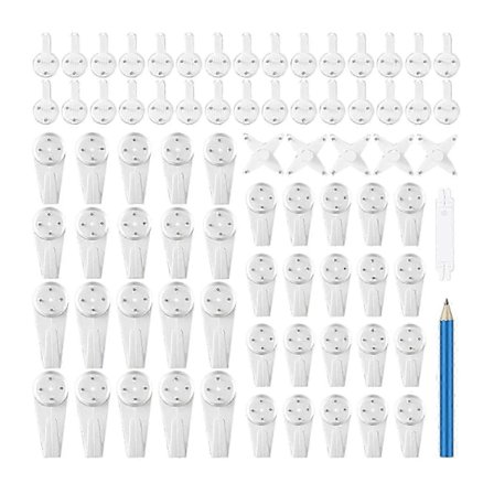 Näkymättömät naulaseinäkoukut betoniin, ripustuskoukku seinäkiinnitys jälkiä jättämätön valokuvakehyksen koukku