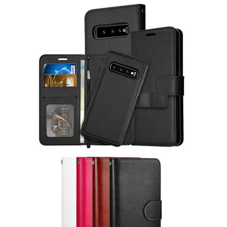 Samsung S10 Plus Skal / Magnetiskt Skal 2 i 1 - Välj färg! Brun Brown Brown
