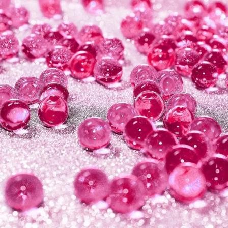 Flerfarvede vandperler, 4000 stykker Vasefyld Perler Ædelstensdekoration Rose red 1pack