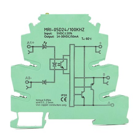 MRI-05D24 100KHZ 5V Optisk koblingsisolering Højhastigheds optocoupler beskyttelsesrelæ