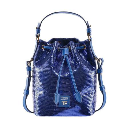 Tom Ford, Shoulder Bags Blauw, Dames, Maat:ONE Size