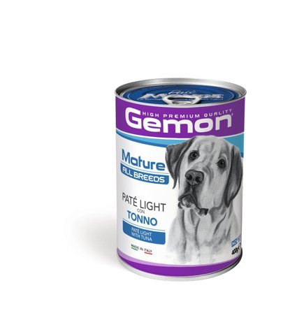 Gemon Paté Light Tonno Cibo Umido Cani Adulti 400g