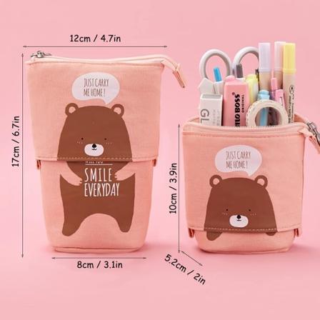 Teleskopisk Blyantsæske, Tegneserie Blyantsæske, Sød Blyantsæske, W