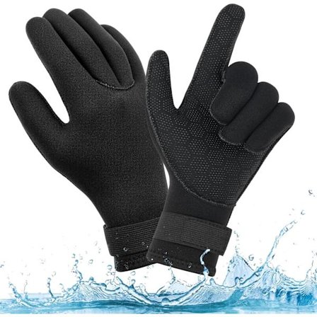 Dykkegloves, 3 mm Neopren Varme Våtdrakthansker, Kompatible for Dykking Snorkling Surfing Padling Kajakkpadling Svømming