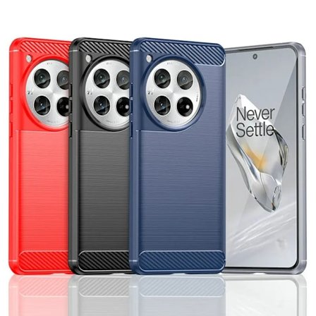 SKALO OnePlus 12R 5G Armor Carbon Stødsikker TPU-cover - Vælg farve