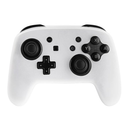 Kompatibel med Nintendo Switch Pro Handkontroll Skal Fodral Silikon - Vit