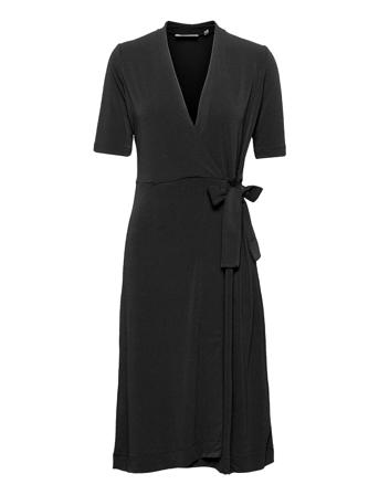 Ben Iw Wrap Dress Black InWear