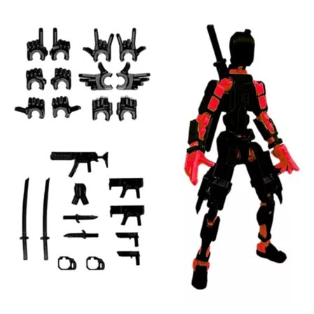 Dummy13 3D-trykt Actionfigur 5,54 Tommer