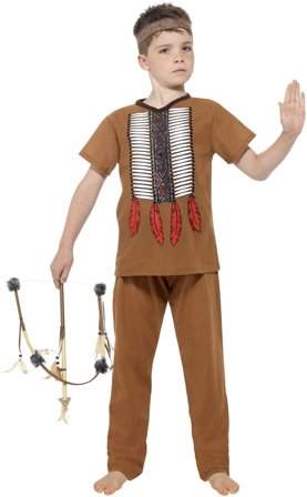 Indianpojke Maskeraddräkt Børn M - Partyninja.se