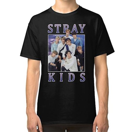 Stray Kids Vintage Retro -tyylinen 90-luvun bändi T-paita