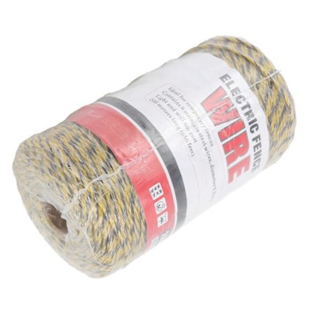 Rustfrit stål 6-tråds elektrisk hegn Polywire 200M til gårdbeskyttelse