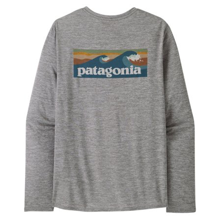 Patagonia M's L/S Cap Cool Daily Graphic Shirt Waters BLAF - XL