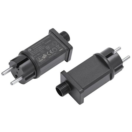 12V LED Strømadapter, IP44 LED Transformator Lavspenning LED Adapter Driver for Julelys, Lyslenker (1 stk)