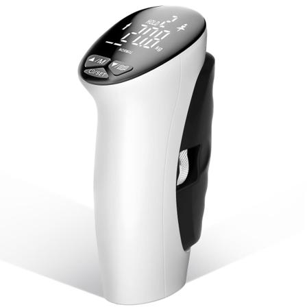 Grip Strength Trainer, Grip Strength Tester Hand Grip Exerciser Auto Capturing Digital Hand Dynamom white