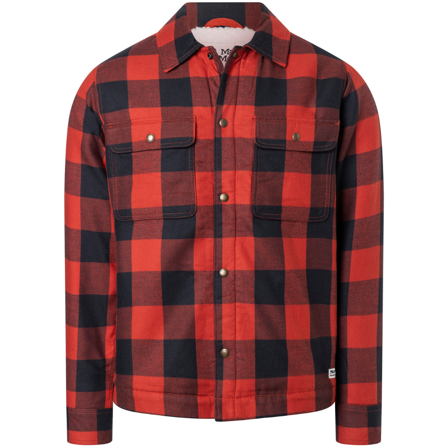 Marmot M's Ridgefield Sherpa Flannel Shirt Jacket Red