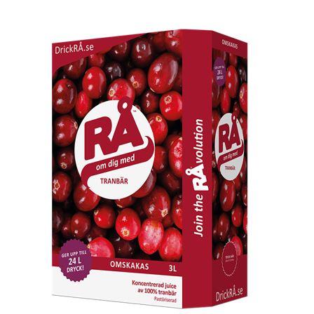 RÅ Tranbärsjuice 300 cl