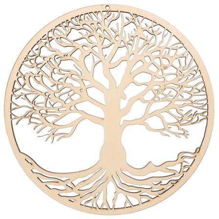1 stk Livets Tre Hengesmykke Dekorativt Hengesmykke For Soverom 30X30X0.4CM 30X30X0.4CM