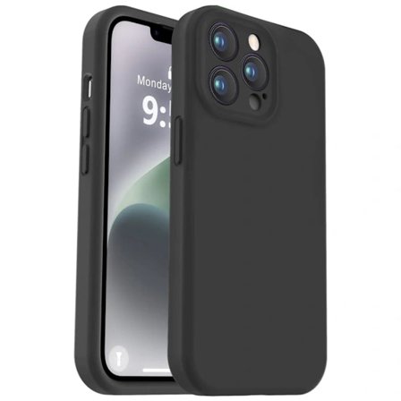 /EA/iPhone 13 Pro Matt Svart Deksel - Ekstra Kamerabeskyttelse iPhone 13 Pro
