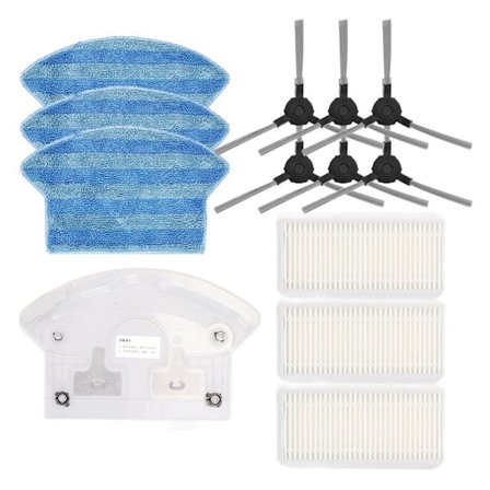 Ersättningsdelar för robotdammsugare, vattentank, sidoborste, filter för Midea I2 VCR03