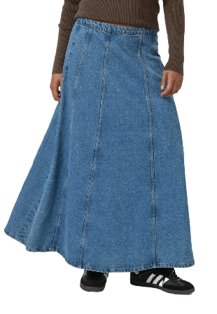 Neo Noir Raya Denim Skirt Kjolar Dam Blå 38