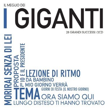 Il meglio de i giganti I Giganti