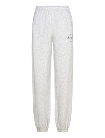 Sporty & Rich Beverly Script Soft Sweapant - Grey - L