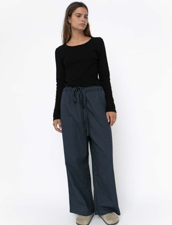 STUDIO FEDER Sonja Pants - Cotton - Navy - S/M