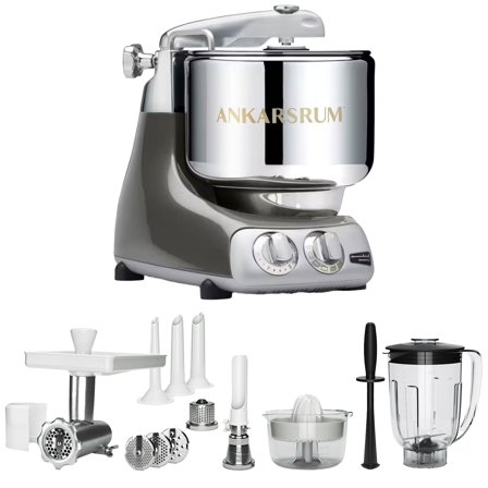 Ankarsrum AKM 6230 Kjøkkenmaskin + Deluxepakke, black chrome' - 'Svart/krom