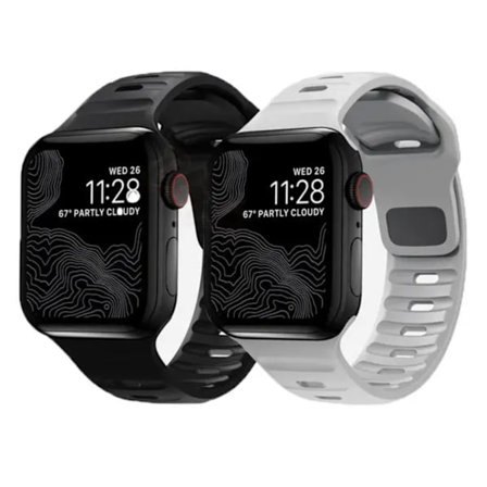 Silikonearmbånd Premium til Apple Watch 38mm/40mm/41mm - Sort