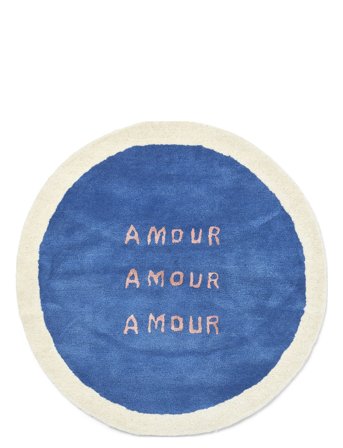 Bongusta Amour Rug - Blue - Ø 90 CM