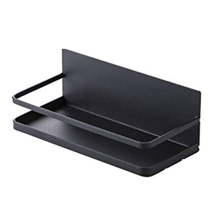 Magnetisk krydderhylle-organisator, enkelt nivå, magnetisk kjøleskapskrydderoppbevaring, magnet hylle