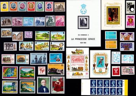 Europæiske lande - Frimærkepakke - Postfrisk