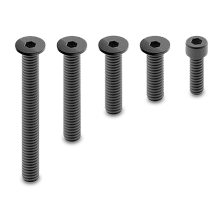 Ruuvisarja Quad Lock Sp Motorcycle Pro Musta